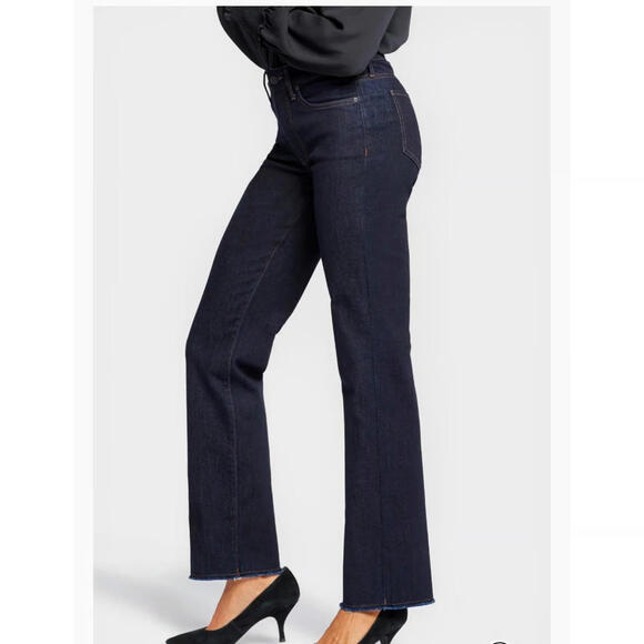 NYDJ Relaxed Straight Cool Embrace LiftXTuck Tehnology in Magical. Size 00 NWT - Picture 4 of 11